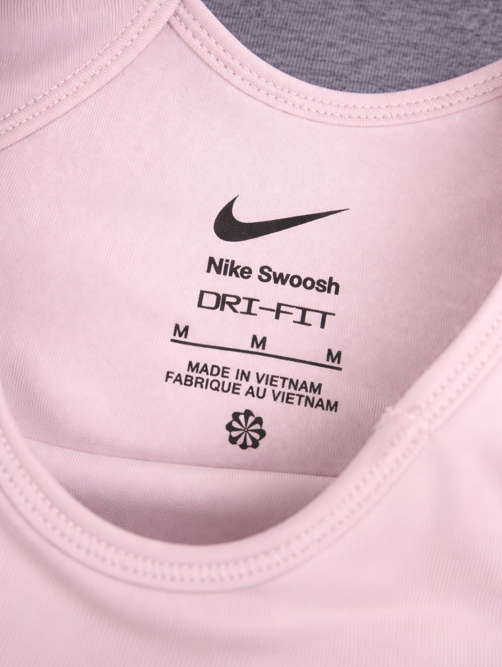 Nike Girls Dri-FIT Sports Bra Pink NWT Size M - Picture 3 of 3